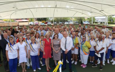 Aspley Memorial Bowls Green Cover Opening