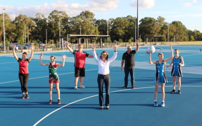 Telegraph Road Netball Courts are now complete