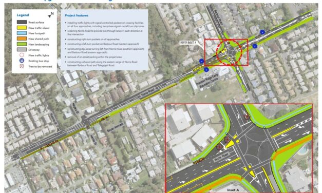 Norris and Barbour Roads Intersection Upgrade- 16 February 2021