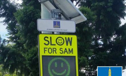 Drive safe for top marks as Council installs new SAM signs