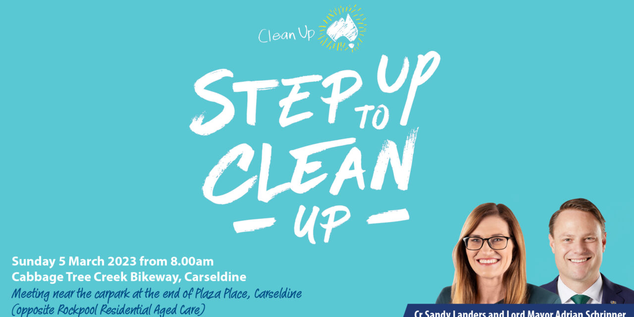 Join me for Clean Up Australia Day