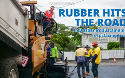 Rubber hits the road in Brisbane’s sustainable resurfacing trial