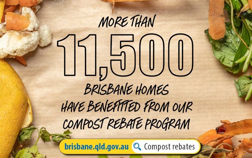Brisbane households champion sustainability at home with compost rebates