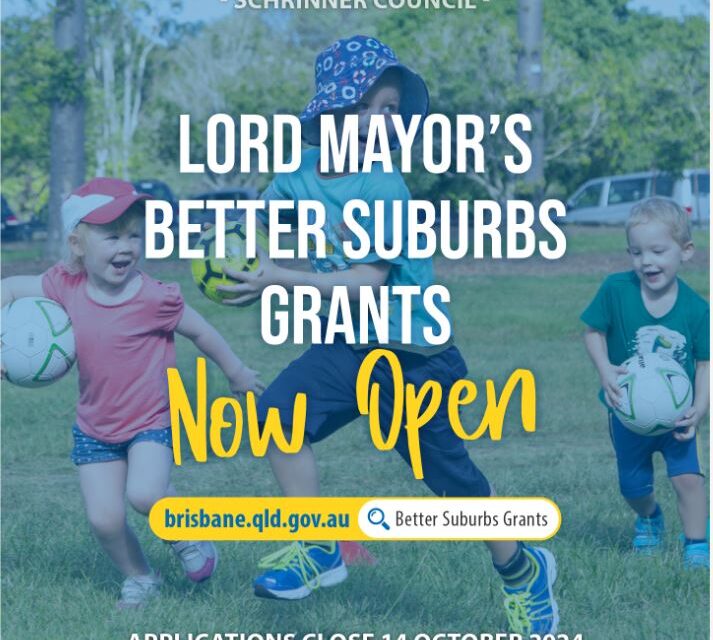 Lord Mayor’s Better Suburbs Grants – Community Facility Category – Now Open