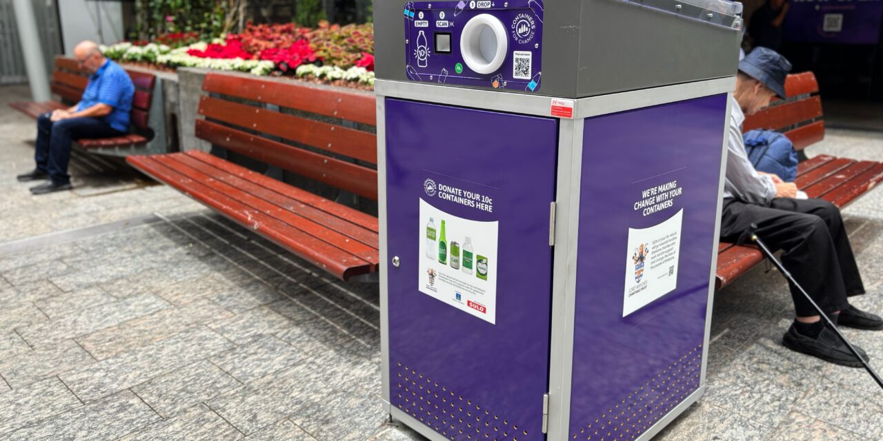 Smart bins turn people’s trash into cash for Brisbane’s charities