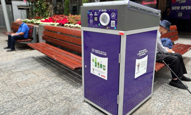 Smart bins turn people’s trash into cash for Brisbane’s charities