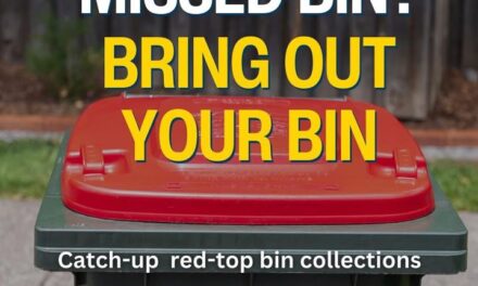 Special red-top bin collection to occur tomorrow – Sunday 9 March