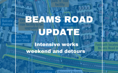 Beams Road- Intensive Works & Weekend Closure